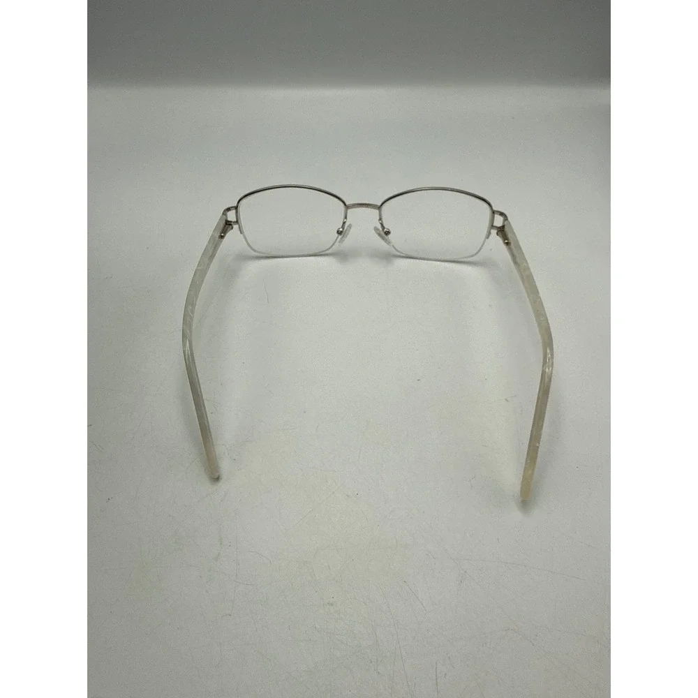 Splendor SP 4006 YG Eyeglasses Gold White Pearl Semi-Rimless Frames 54-18-135